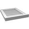 Ekena Millwork Vertical Surface Mount PVC Gable Vent w/ 2"W x 2"H , Brickmould Sill Frame, 16"W x 20"H GVPVE16X2003SN - alternate 5